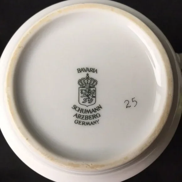 Bavaria Schumann Arzberg Germany Fiat 1899 Car Dion Bouton Coffee Mug Cup Vtg - Picture 12 of 12